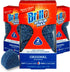Brillo Scrub Max Heat Activated Sponges, Strong & Long Lasting, Innovative Technology, 2 Count (2 Count (Pack of 3), All Purpose)...