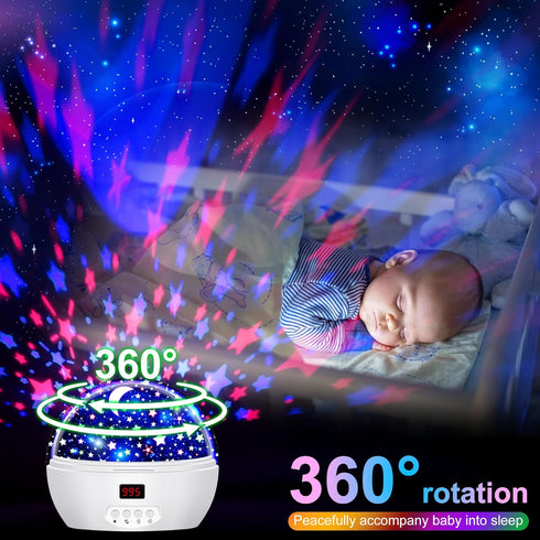 Star Projector Night Light for Kids, Baby Night Lights with Timer, High Brightness Starry Lamp for Baby Toddle Birthday Gifts for 3 to 12 Year Old...