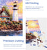 500 Piece Puzzle for Adults-Lighthouse | Recycled Cardboar Jigsaw Puzzles 500 Pieces | Challenging Family Activity Great Gift Idea for Family Frie...