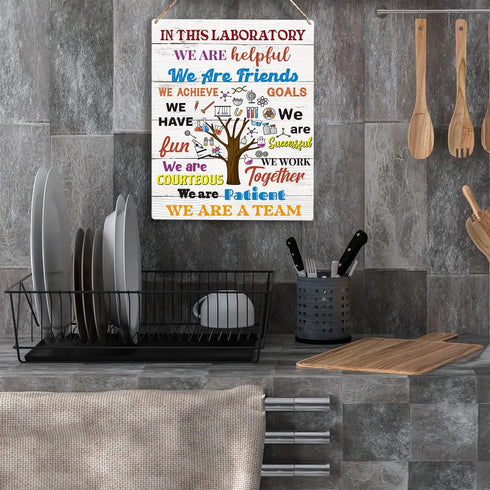 Science Classroom Decor Science Wall Art In This Laboratory We Are Patient Team Decor Science Gifts Library Decor Scientists Wooden Hanging Sign f...