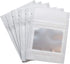 HANSER | Smell Proof Odorless Mylar Resealable Foil Pouch Bags with clear Window | Stand up bottom | Airtight | matte white | 100 Pieces | 3x4 inc...