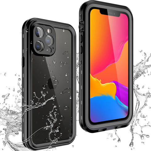 Waterproof Case for iPhone 13 Pro Max 6.7", Full Body Shockproof Dustproof Built-in Screen Protector Snowproof Cover IP68 Waterproof Case for iPho...