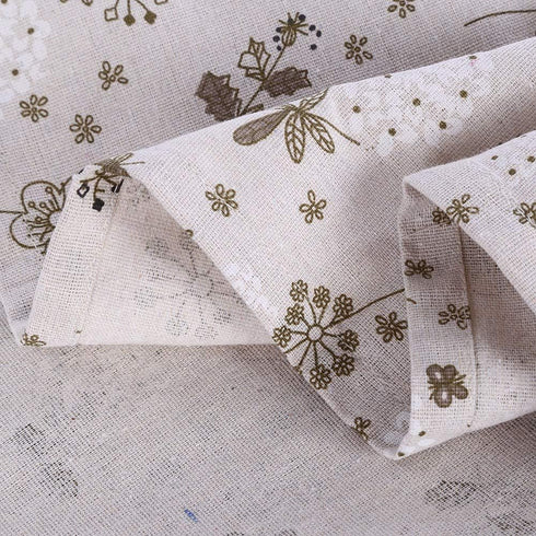 Fridge Washing Machine Dust Proof Cover Protector Multi-purpose Cotton Linen Universal Top Cover with Storage Bag(51x21inch)...