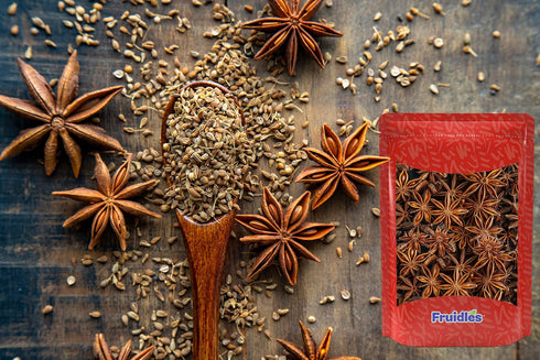 Fruidles Star Anise Whole, Anise Pods, Great for Anise Tea, Kosher Certified 3 Oz...