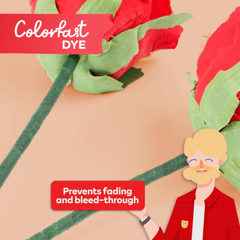 XFasten Wide Floral Tapes for Bouquet 1/2-Inch x 30 Yards - Dark Green (2-Pack) Bouquet Stem Wrap Tape for Florist – Waterproof Boutineer Tape for...