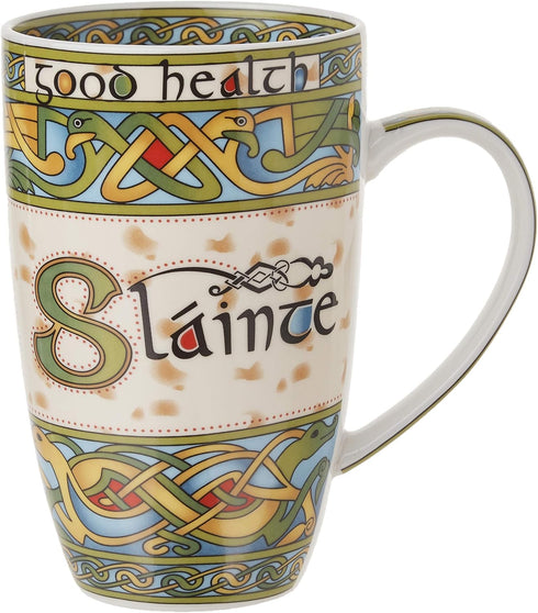 Irish Weave Ceramic Mug Collection with Slainte...