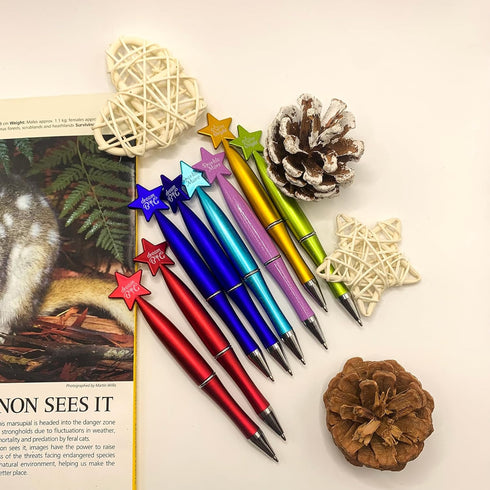 60 Pcs Sparkle More Star Students of the Week Inspirational Pens Dream it Bigger Shine Bright Motivational Gifts Awards Class of 2024 Gifts Gradua...