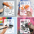 Hot Air Balloon Stencil A4 Size Wall Stencils for Painting for Crafts Reusable Painting Drawing Templates DIY Cloud Stencils for Painting on Wood ...
