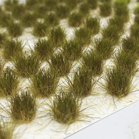 Cayway 128 PCS Static Grass Tuft Model Grass Tufts Terrain Model Kit Resin Static Scenery Model, Fake Moss Grass and Tweezers for Train Landscape ...