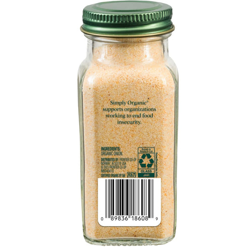 Simply Organic White Onion Powder, Certified Organic | 3 oz | Pack of 2 | Allium cepa...