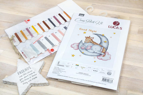 Cross Stitch Kit Luca-S Gold - Good Night, B1192...
