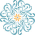 Flower Mandala Stencil, 14 x 14 inch (L) - Floral Flowers Flora Plants Wall Stencils for Painting Template...