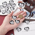 KitBeads 20pcs Heart Shaped Skull Charms Couple Kissing Skeleton Charms Star Moon Dark Night Celestial Black Heart Charms for Jewelry Making Bulk...