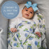 Swaddle Blanket | 100% Muslin Cotton | Newborn and Baby Nursery Essentials for Girls, Registry | Hydrangea Print...