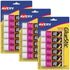 Avery Glue Stick White, Washable, Nontoxic, Permanent Glue, 6 Per Pack, 3 Packs, 18 Total (98095)...