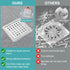 60Pcs-Disposable Shower Drain Hair Catcher&bathtub drain stopper&Shower Hair Drain Catcher,Kitchen Sink Drain Strainer&Bathtub Hair Catcher for Si...