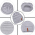 Aneco Winter Warm Knitted Sets Buffalo Plaid Scarf Beanie Hat Touch Screen Gloves and Winter Ear Warmer Set for Men or Women...