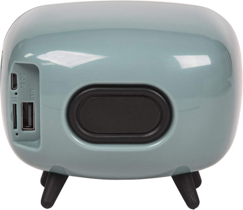 Crosley CR3039A-TN Rondo Retro Portable Rechargeable Bluetooth Speaker, Tourmaline...