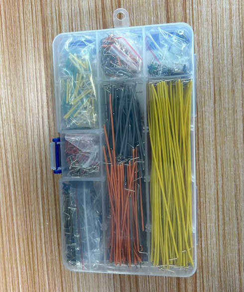BOJACK 14 Vaules 840 pcs 2-125mm Solderless Flexible Breadboard Connecting Line Cables Breadboard Jumper Wires kit...