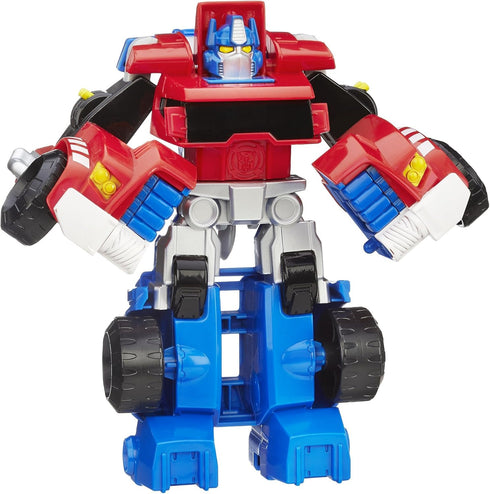 Transformers Playskool Heroes Rescue Bots Optimus Prime, Converting Toy Robot Action Figure, Ages 3 and Up...