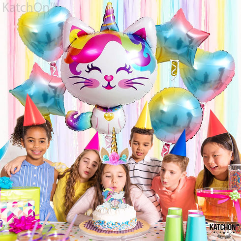 KatchOn Big Cute Caticorn Pack - 36 Inch: Cat, Kittycorn & Caticorn Party Supplies - Set of 6...