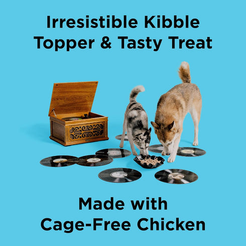 BIXBI Liberty Freeze Dried Dog Food Topper + Dog Treat, Chicken Recipe, 4.5 oz - 98% Meat and Organs - Pantry-Friendly Raw Treat or Food Topper - ...