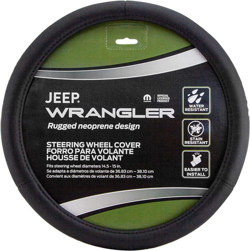 Plasticolor 006712R01 Steering Wheel Cover compatable with Jeep Wrangler...