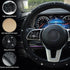 Bling Steering Wheel Cover, Rhinestones Steering Wheel Cover Crystal Diamond for Women, Sparkling Car Wheel Protector Universal Fit 14-15 inches -...