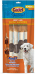 Cadet Gourmet Shish Kabob Dog Treats for Large Dogs, Healthy & Natural Chicken & Sweet Potato Chew Sticks, Beef Hide, Extra Large 10 Inch, 4 Count...