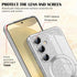 for Samsung Galaxy S24 5G Magnetic Case, Luxury Sparkle Glitter Case Cover Soft TPU Full Camera Lens Protection Bling Case Anti-Scratch Shockproof...
