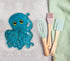 Octopus Spoon Rest For Stove Top Ceramic Spoon Rest For Kitchen Counter Cute Spoon Holder For Stove Blue Utensil Rest For Stove Top...