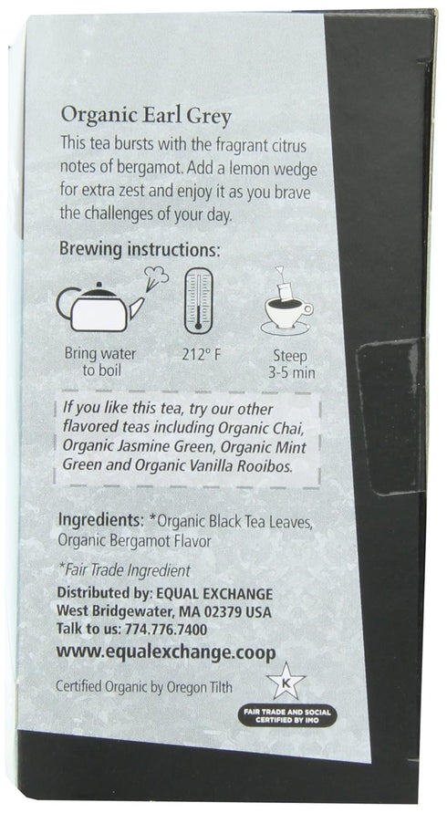 Equal Exchange Organic Earl Grey Tea, 20-Count...