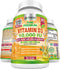 Premium Vitamin D3 10000 IU (250mcg) Infused with Extra Virgin Olive Oil - Immune Support - 300 Softgels - Supports Heart, Joints, Bone, Muscle an...