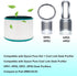 Air Purifier Filter Replacements for Dyson Pure Cool Link DP01 DP02, Pure Hot + Cool Link HP01 HP02 HP03, Part # 968125-03...