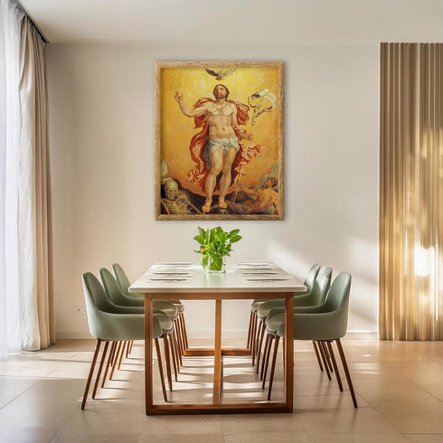 Posterizer 1 pcs-Christ as victor over sin and death painting poster-Religious Posters-Gifts for Christians -Decor for Church, Sunday School Class...