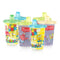 Nuby 6 Pack Wash or Toss Reusable Cups & Lids with Spout, Nickelodeon SpongeBob SquarePants, 10 oz....