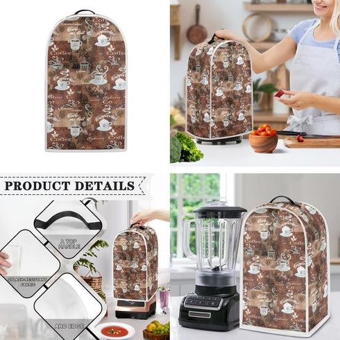 Coffee Toaster Covers 2 Slice, Durable Bakeware Protector Machine Washable Anti-sputtering Blender Cover Dust Cover Universal Size...