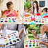 20 Well Watercolor Paint Tray Palette Pallet Acrylic Painting Mixing Plastic Artist Large Square Palette, 13 x 10 Inches, White, 1PCS...