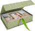 Photo Storage Box 5x7, Linen Photo Box, Memory Box Perfect to Store Your Photo, Pictures, Certificates, Scrapbooking Supplies, Keepsakes and Jewel...