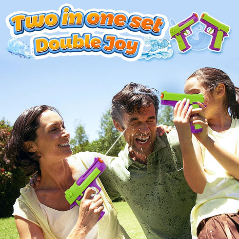 2 Pack Squirt Guns for Kids - Water Gun Water Blaster Soaker Water Pistol Toys for Toddlers Child Boys Girls, Ideal Summer Gifts for Swimming Pool...