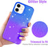 JJGoo Compatible with iPhone 11 Case, Clear Glitter Sparkle Shock Absorption Protective Phone Cases Cute Slim Thin Cover for Women Girls (6.1 inch...