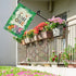 Wild One Garden Flag, Happy 1st Birthday Zoo Theme Outdoor Banner, 1st Birthday Party Decór Vertical Sign, Lion and Elephant Lawn Yard Double Side...