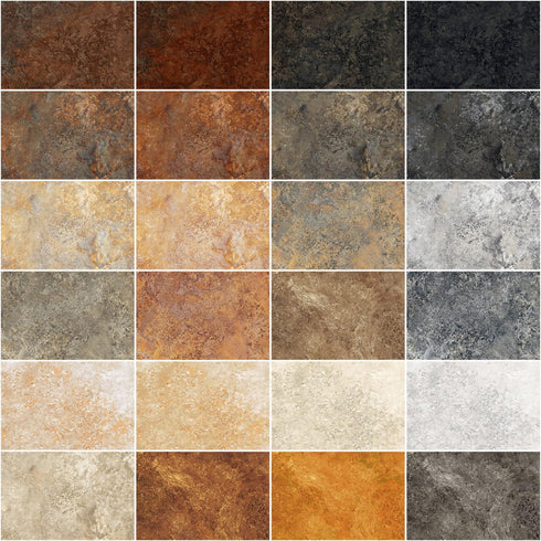 Linda Ludovico Stonehenge Gradations II Mineral Chips 42 5-inch Squares Charm Pack Northcott, CGRAD42-360, Assorted...