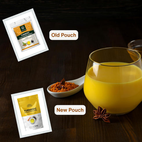 Turmeric Curcumin with Black Pepper Powder 227g (8oz) - Instant Drink Mix Powder Turmeric Curcumin...
