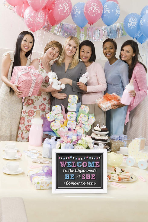 Katie Doodle - Gender Reveal Decorations Kit - Interactive Party Games & Decor...