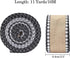 joycraft Buffalo Plaid Wired Edge Ribbons, Christmas Burlap Fabric Ribbon Roll with Checkered Edge, 2.5" x 11 Yds Burlap Ribbon for Christmas Part...