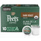 Peet's Coffee, USDA Organic Dark Roast Keurig K-Cup Pods - Alma de la Tierra 10 Count (1 Box of 10 K-Cup Pods)...
