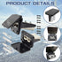 2Pcs 120A Plug Mounting Panel for Anderson Connectors, Mount Bracket Panel Plug with Dust Cover, Battery Quick Connect/Disconnect Connector Mounti...