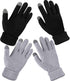 2 Pairs Women's Winter Touchscreen Gloves Warm Fleece Lined Knit Gloves Elastic Cuff Winter Texting Gloves...