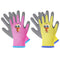 Kids Gardening Gloves, 2 Pair Toddler Gardening Gloves, Rubber Non-Slip Safety Work Gloves for Kids, Youth, Garden, Fishing, Cycling and Gardening...